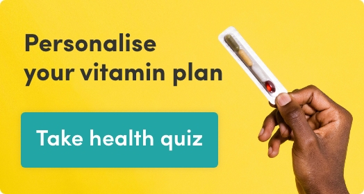 Personalise your vitamin plan - Take health quiz